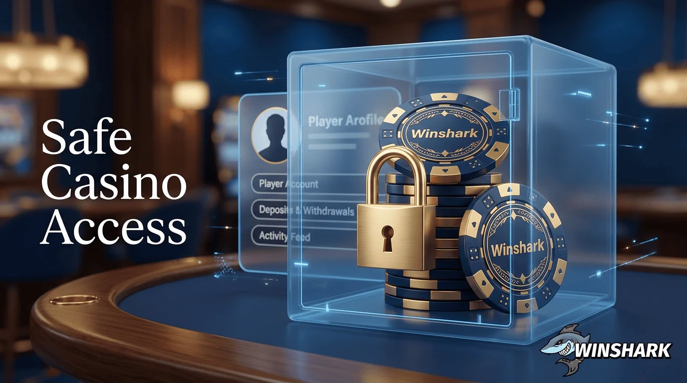 Winshark Slots Konto mit sicherem Login